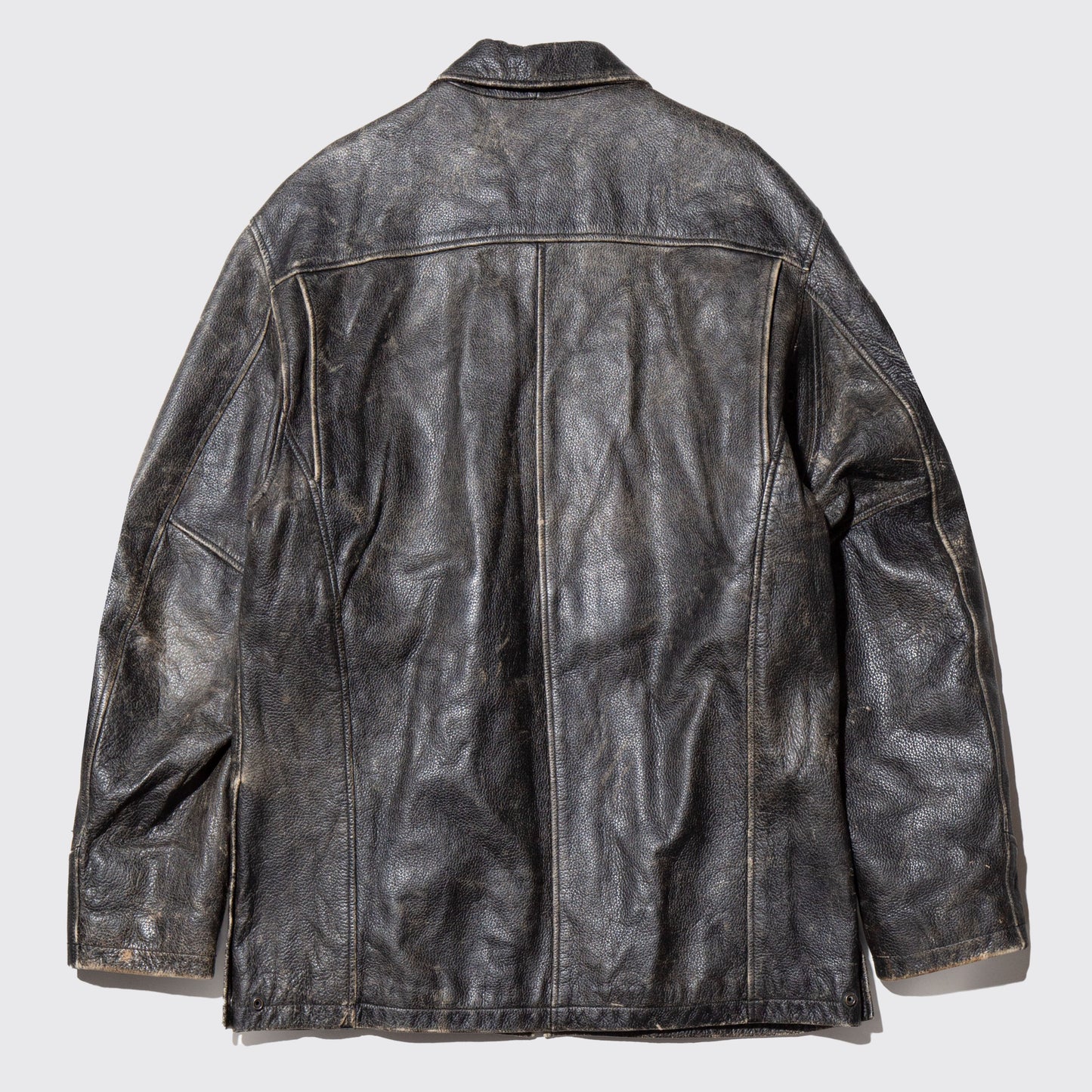 vintage gap fade leather jacket