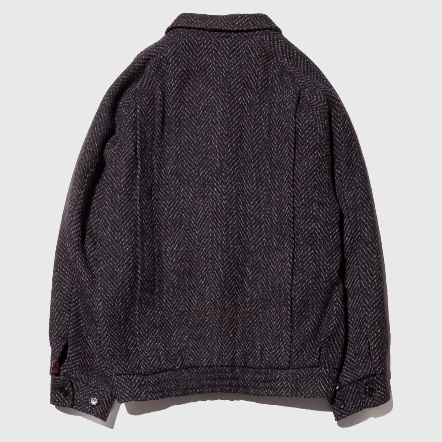 vintage euro herringbone tweed jacket