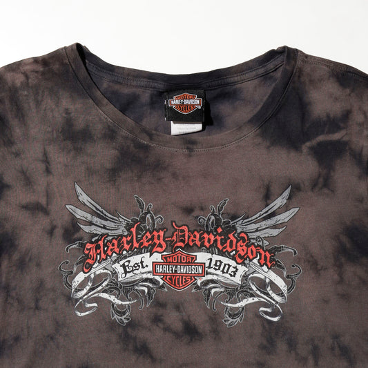 vintage 00's harley-davidson acid york,pa t-shirt