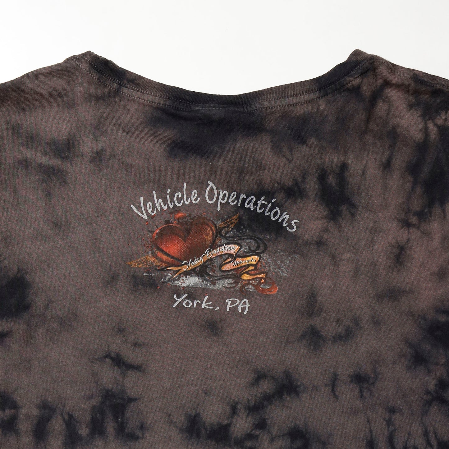 vintage 00's harley-davidson acid york,pa t-shirt