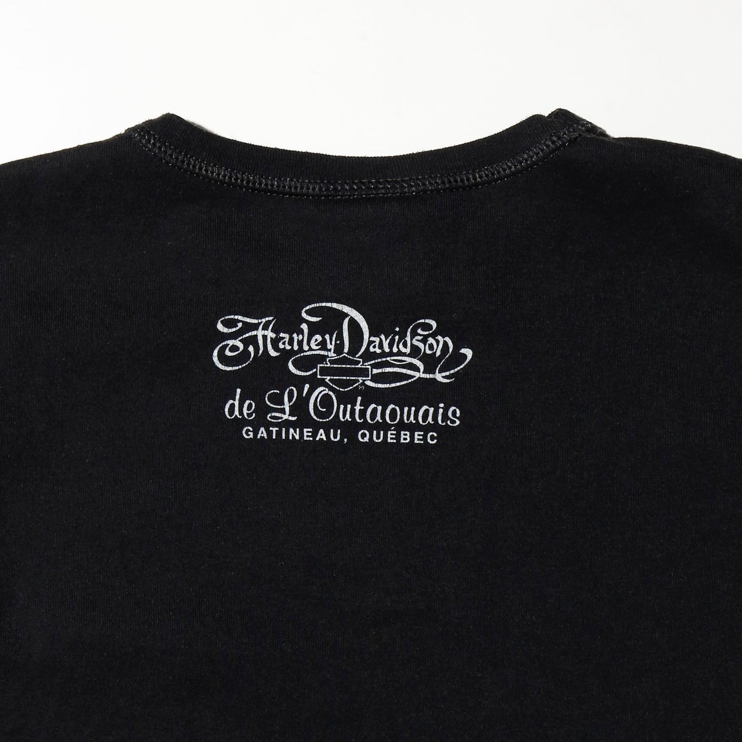 vintage harley-davidson barnett tattoo sleeve t-shirt