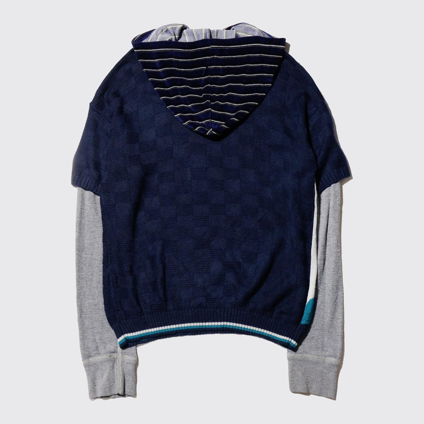*one-off hybrid wave hoodie