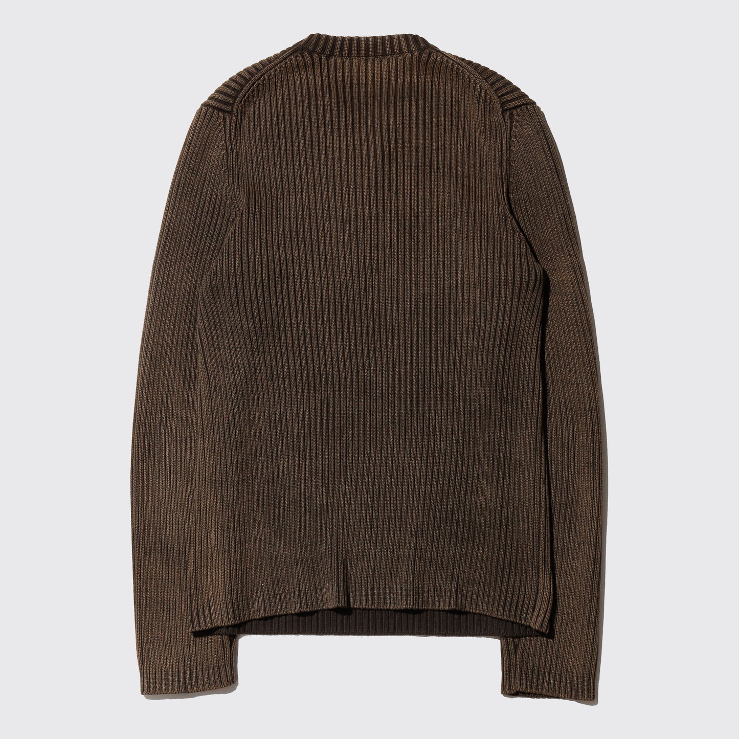 vintage acid lace up rib sweater