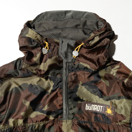 vintage the bull rot camo nylon anorack
