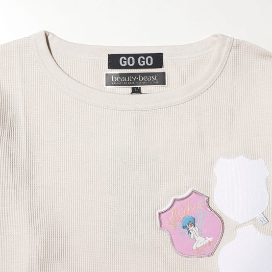 Go Go Darlin' × beauty:beast - "THERMAL L/S with TINK EMBLEM"