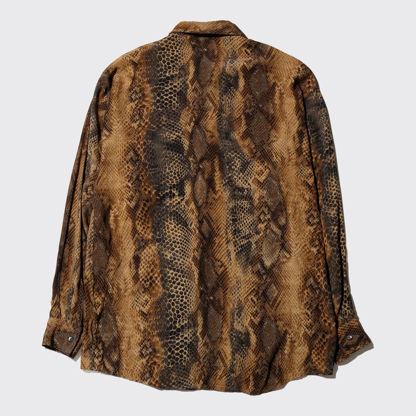 vintage python loose shirt
