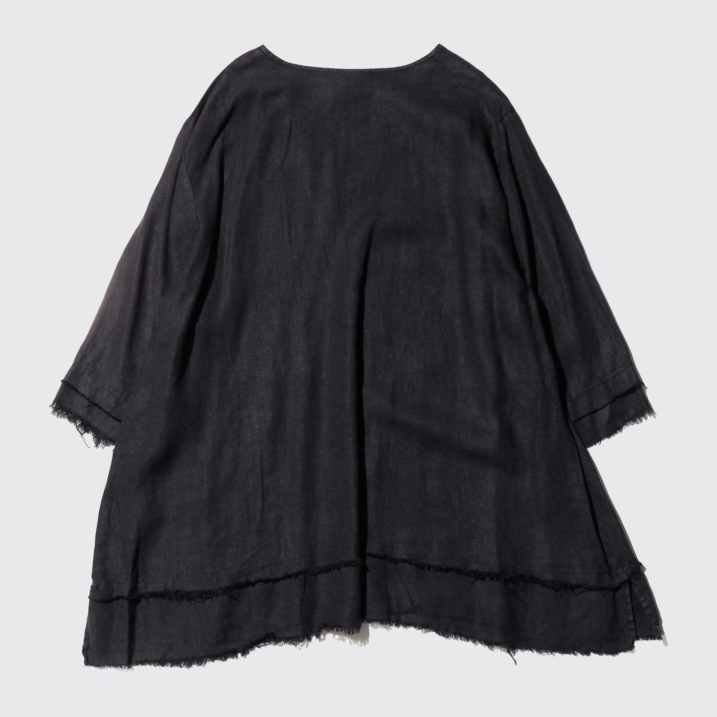 vintage distressed linen tunic