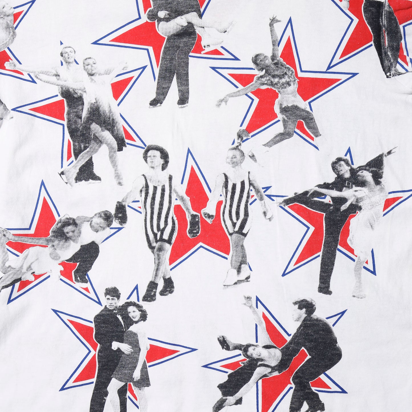 vintage 1996's world figure skating championship broken t-shirt
