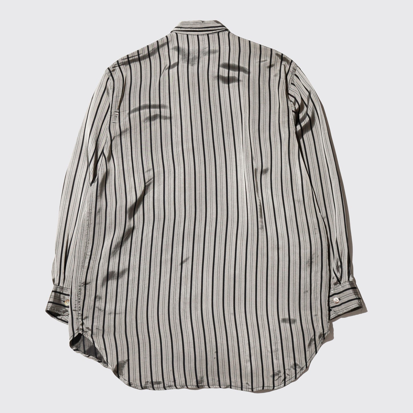 vintage euro metalic stripe shirt