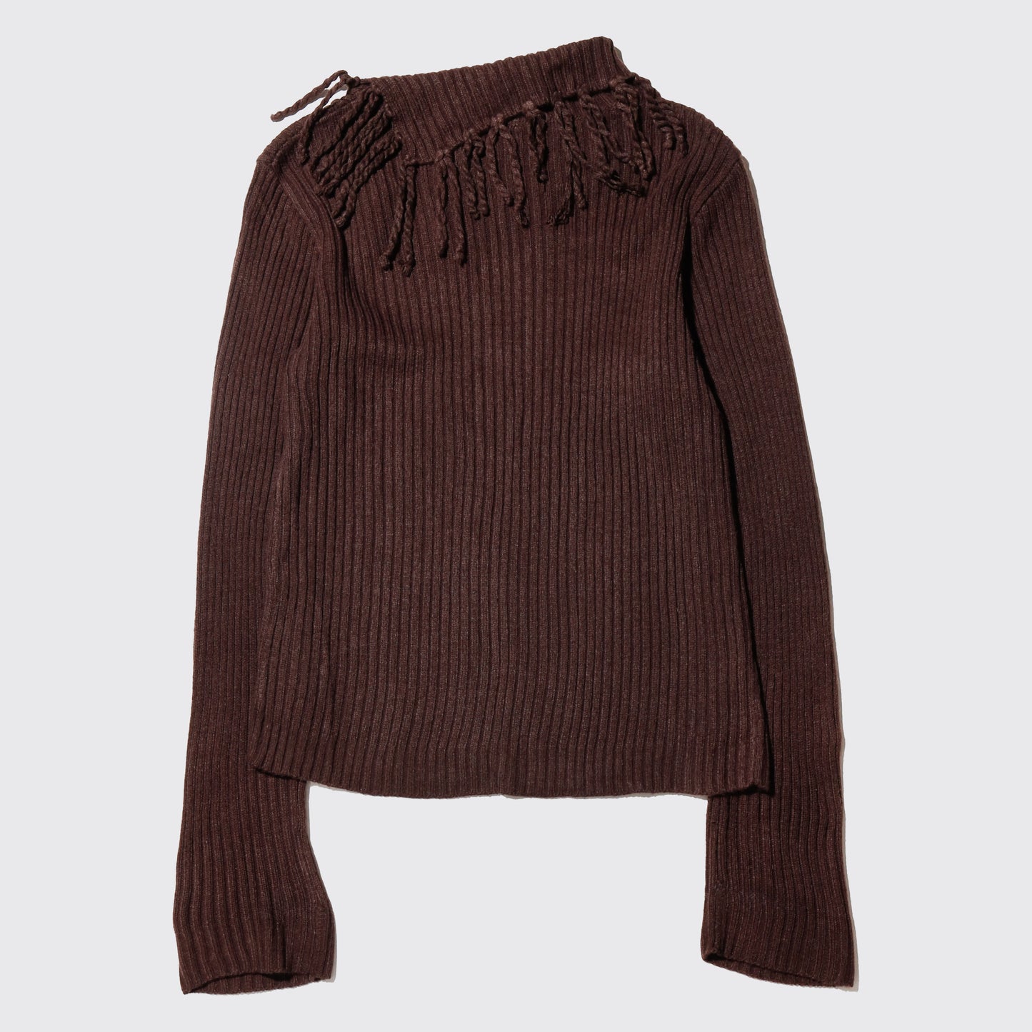 vintage tassel fringe sweater