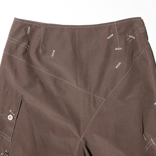 vintage stitch draping skirt