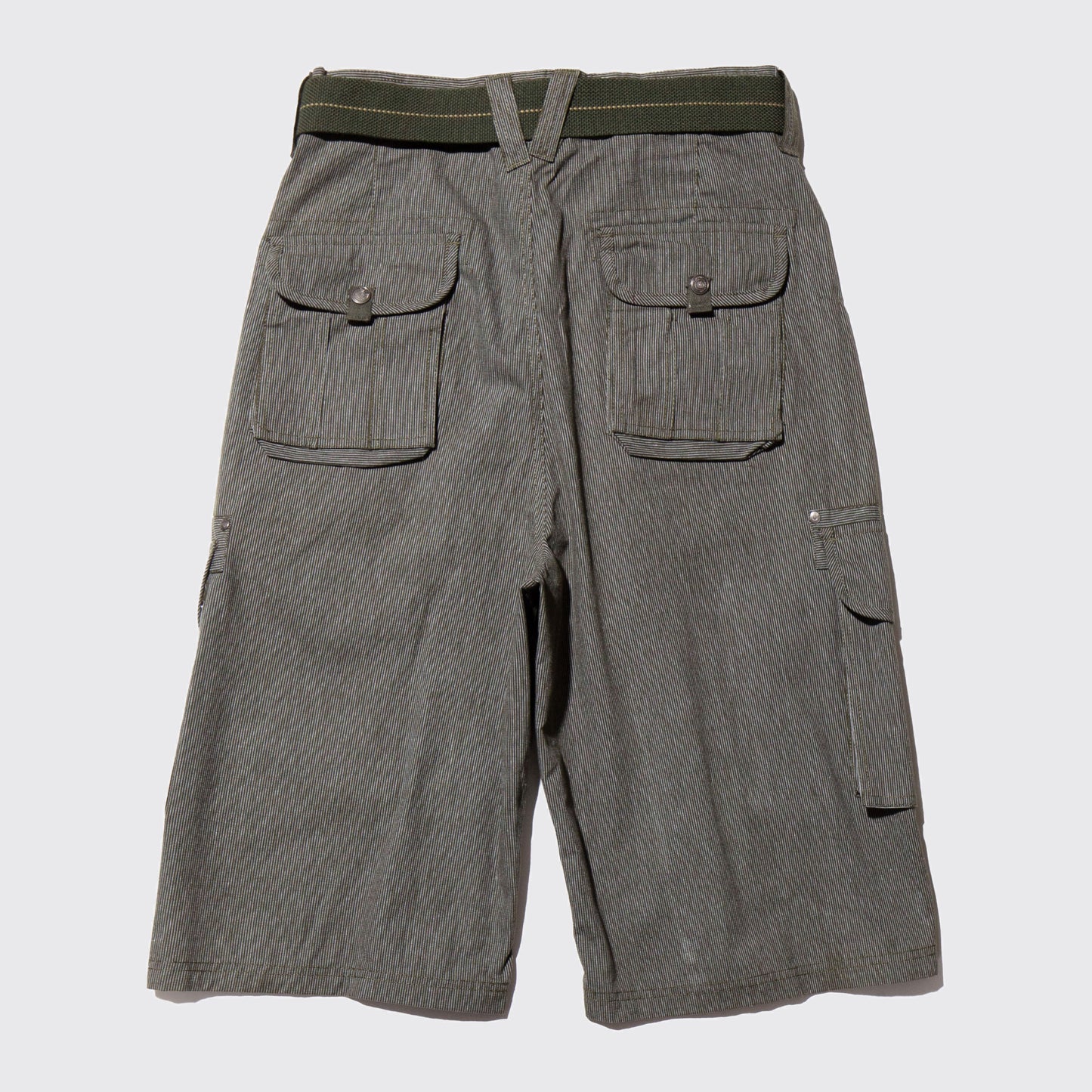 vintage chicano tuck cropped cargo shorts
