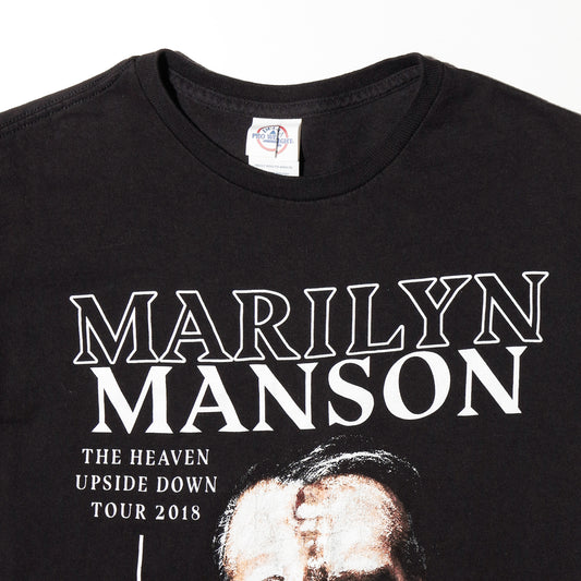 2018's Marilyn Manson "upside down tour" t-shirt