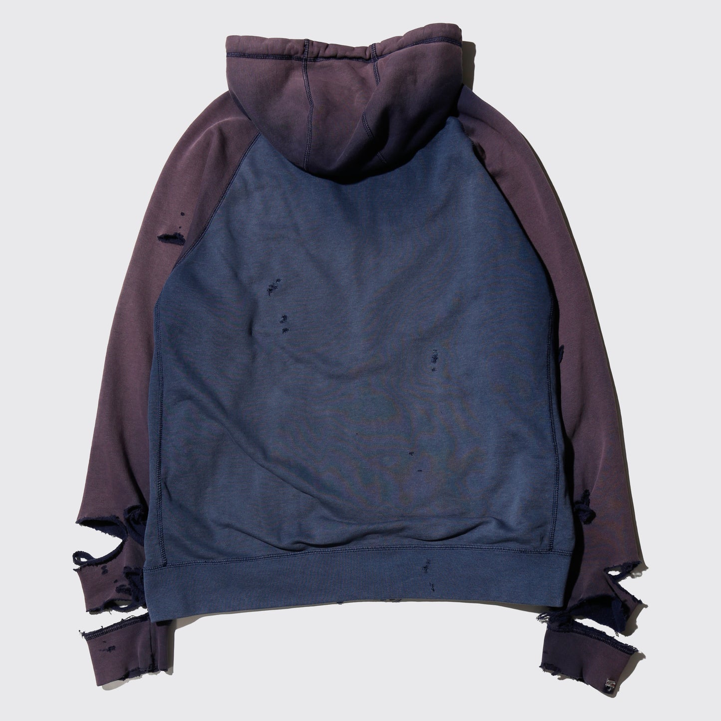 vintage 2tone broken hoodie