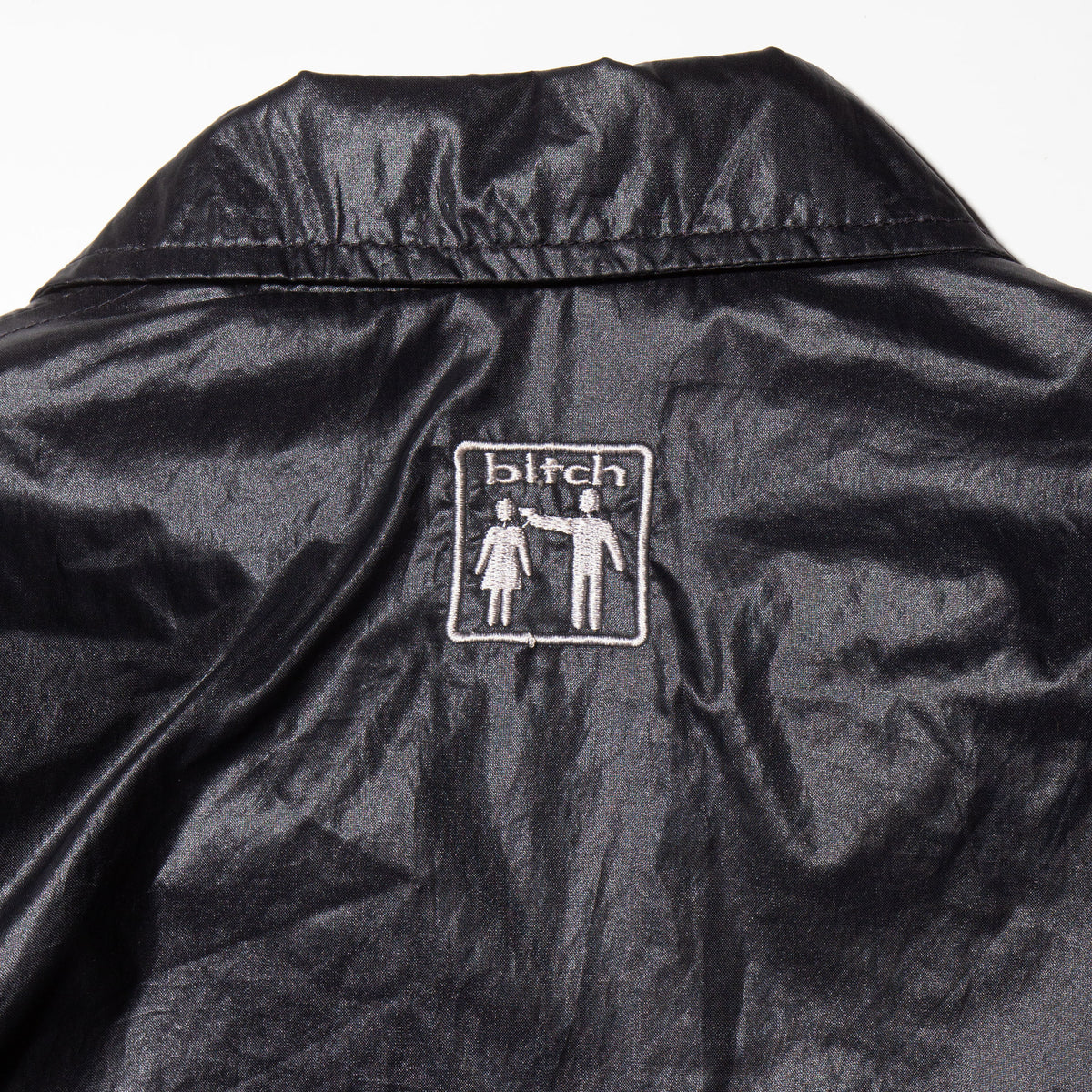 vintage 90's bitch skateboards nylon jacket