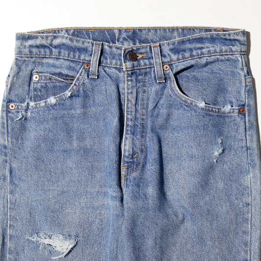 *one-off 90's levi's 517 crush flare jeans