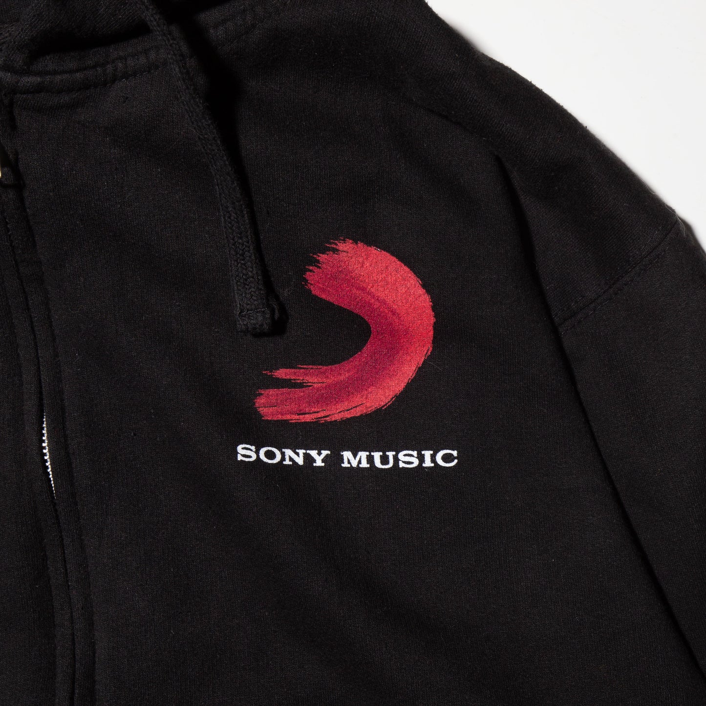 vintage 90's sony music zipped hoodie