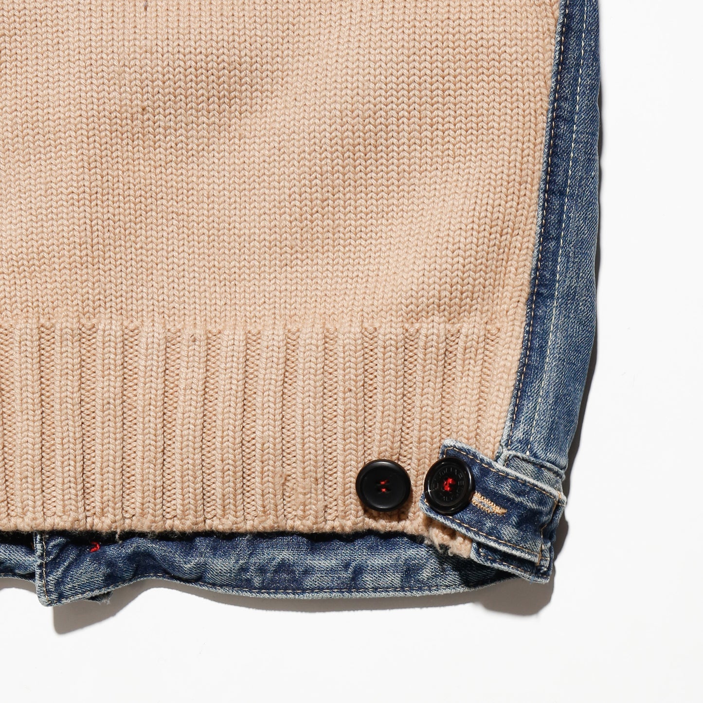 late00's Dsquared2 hybrid trucker jacket