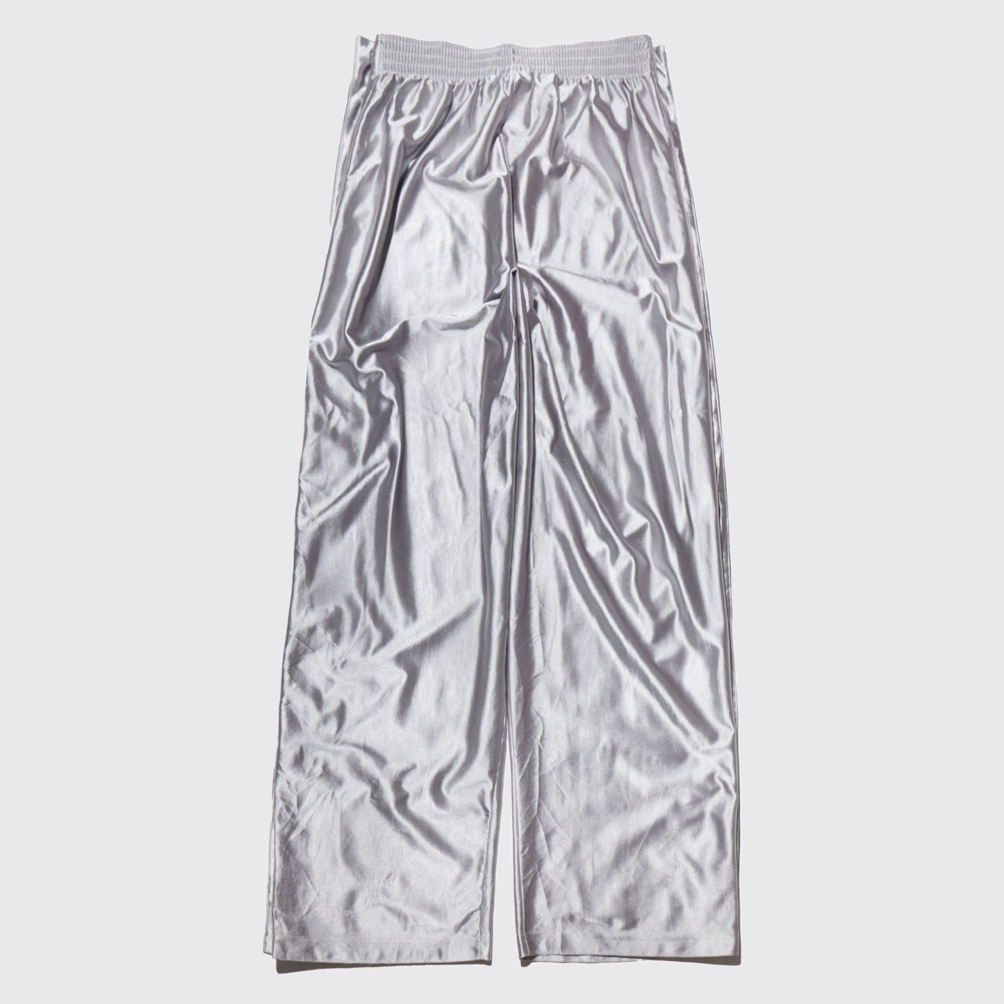 vintage adidas side snap silver track pants