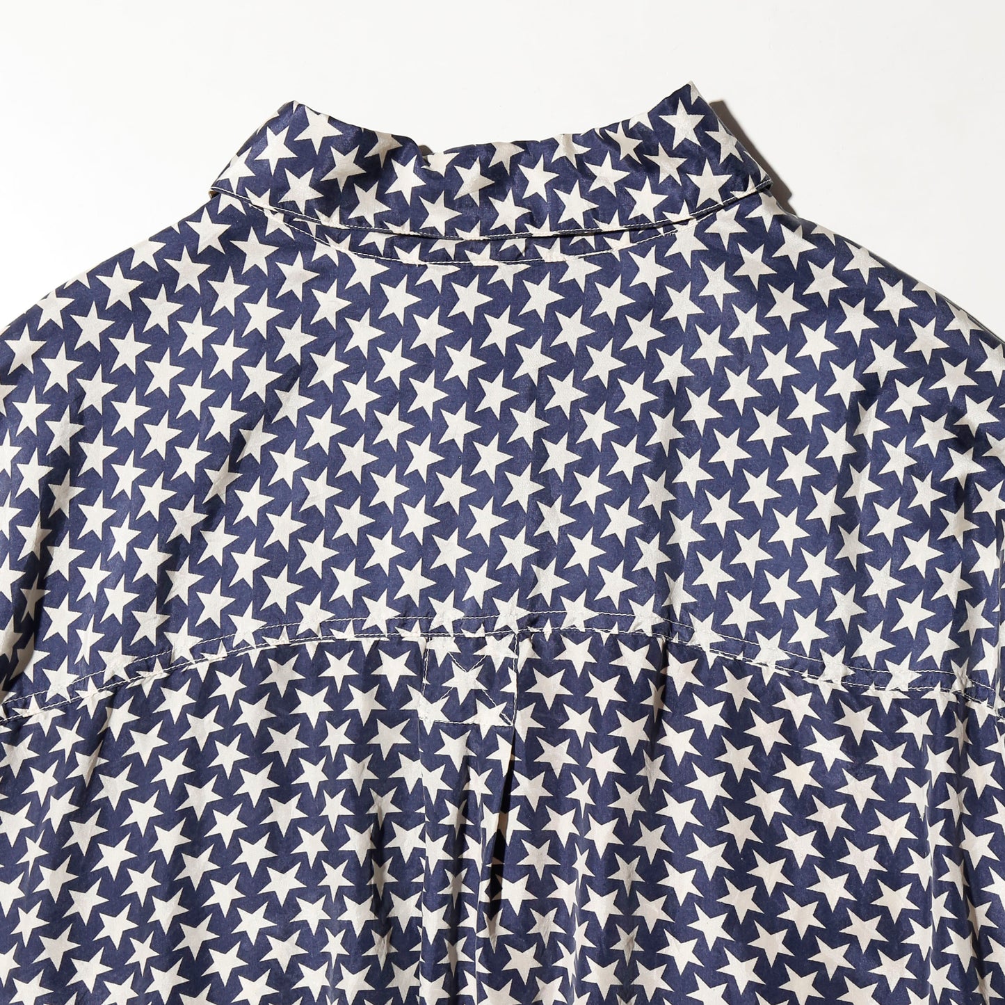 *one-off custom star and stripe silk shirt