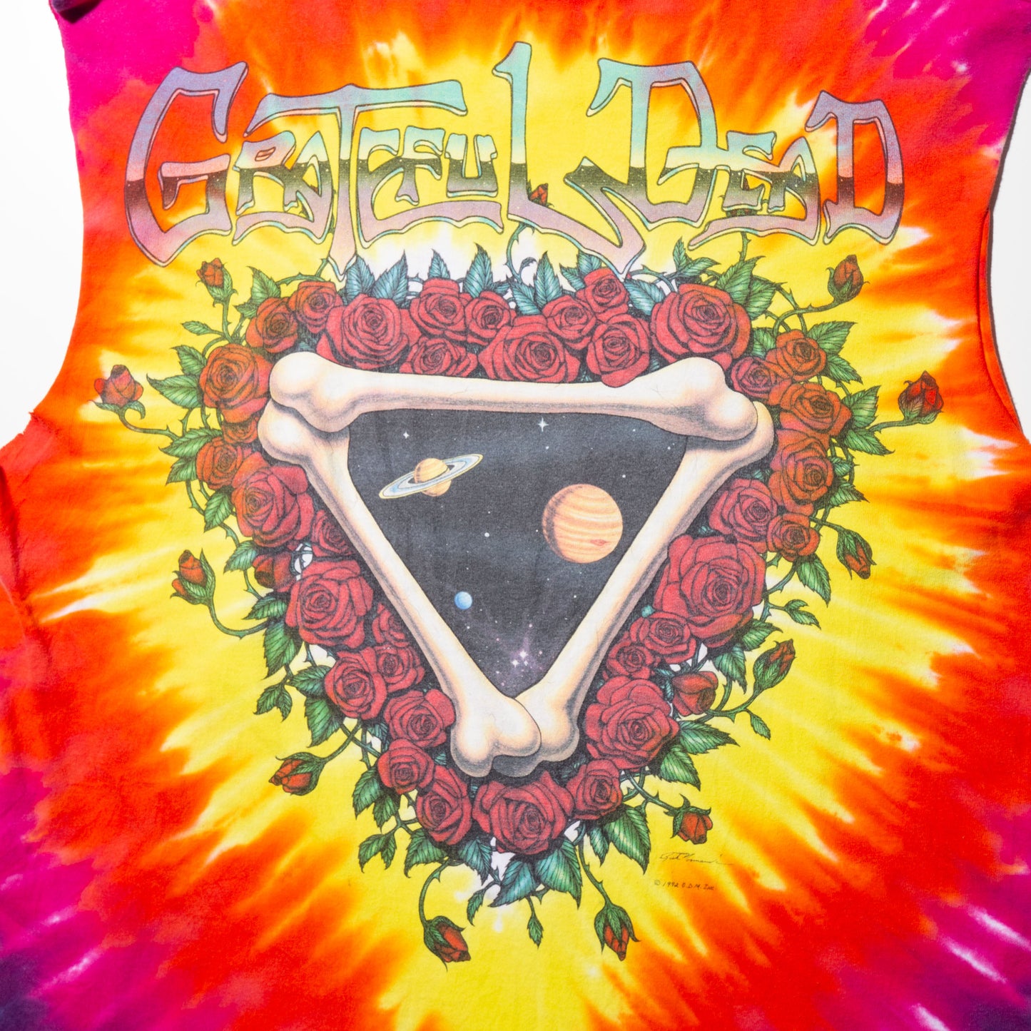 vintage 1992's Grateful Dead Space Your Face liquid blue n/s