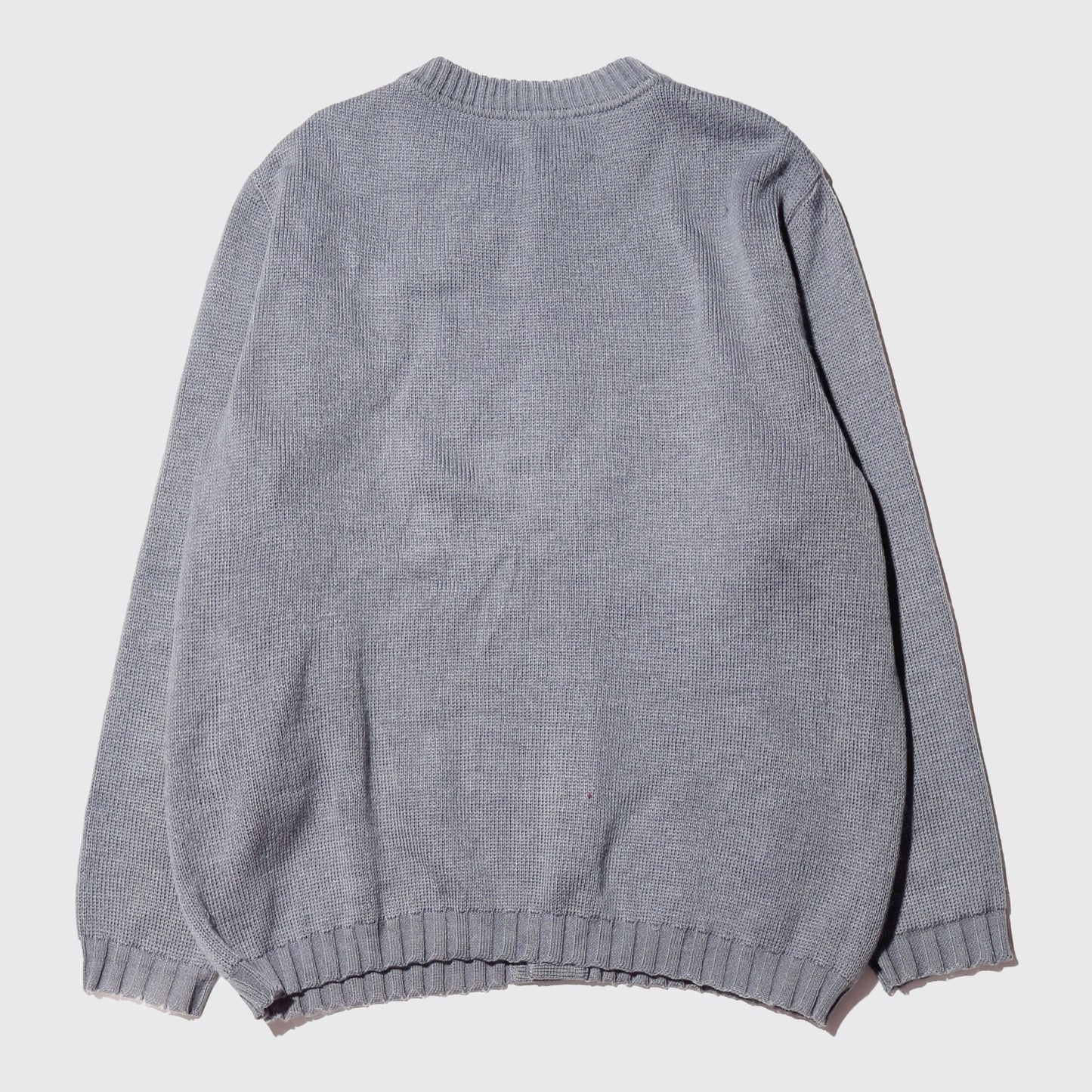 *one-off hand stitched cardigan, "teen smoker"