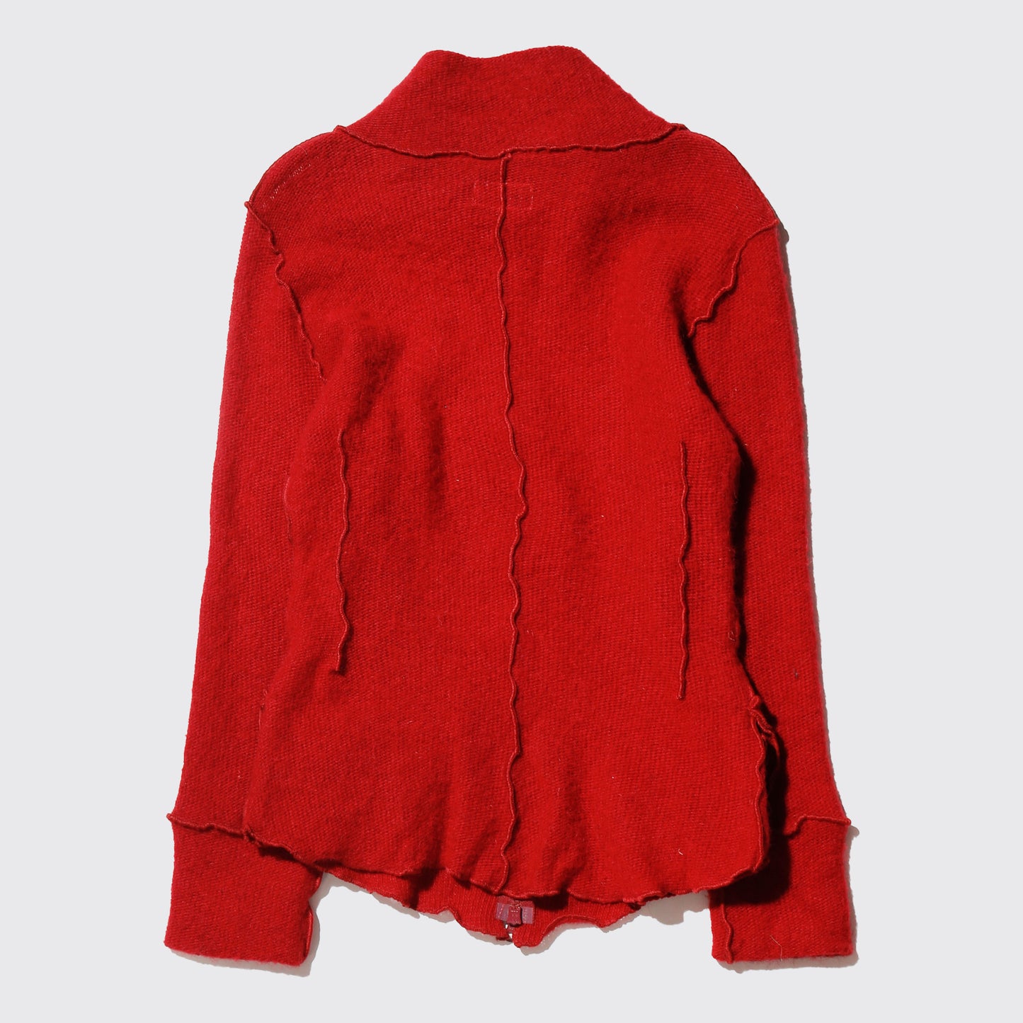 vintage shrinked zipped sweater