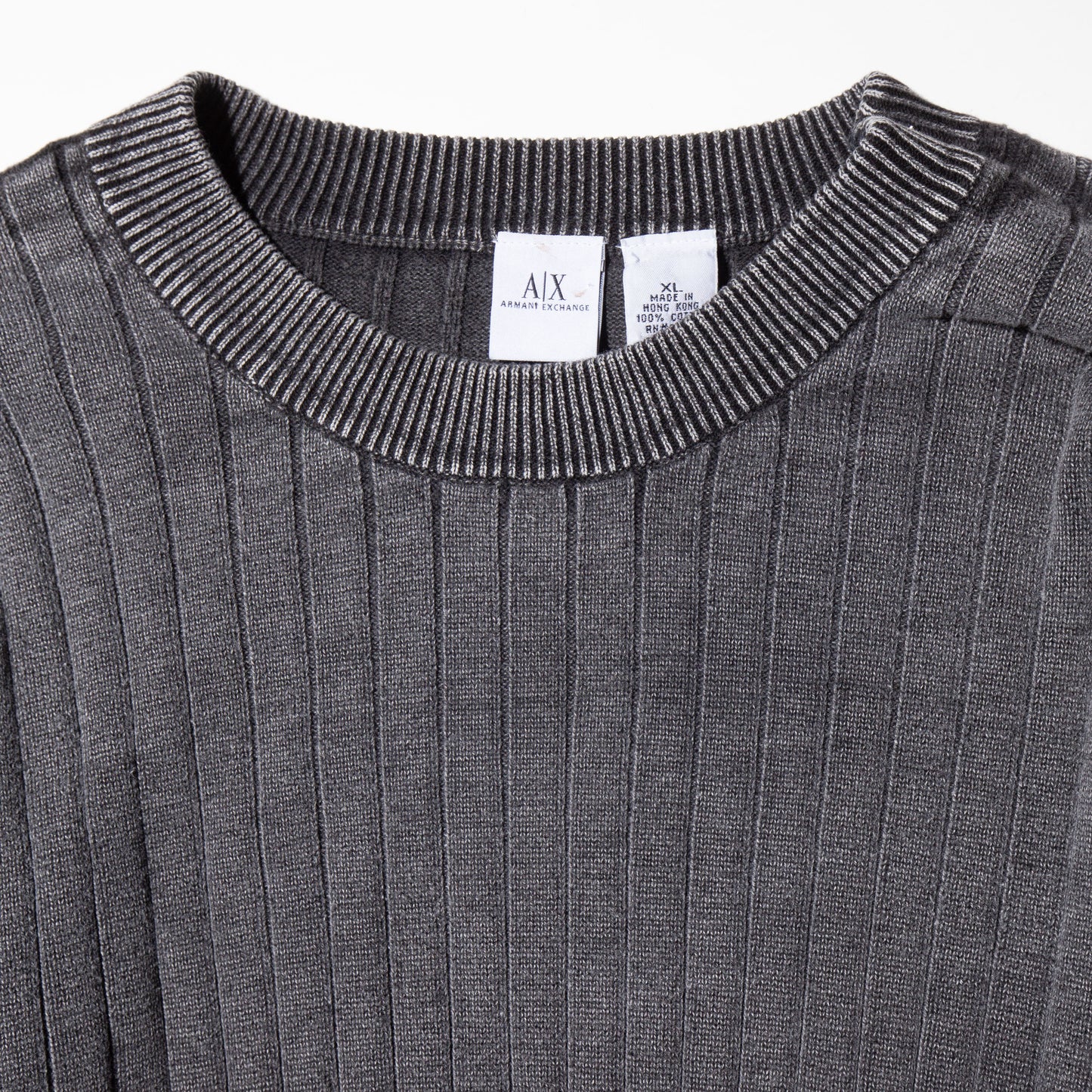 vintage Armani Exchange fade rib sweater