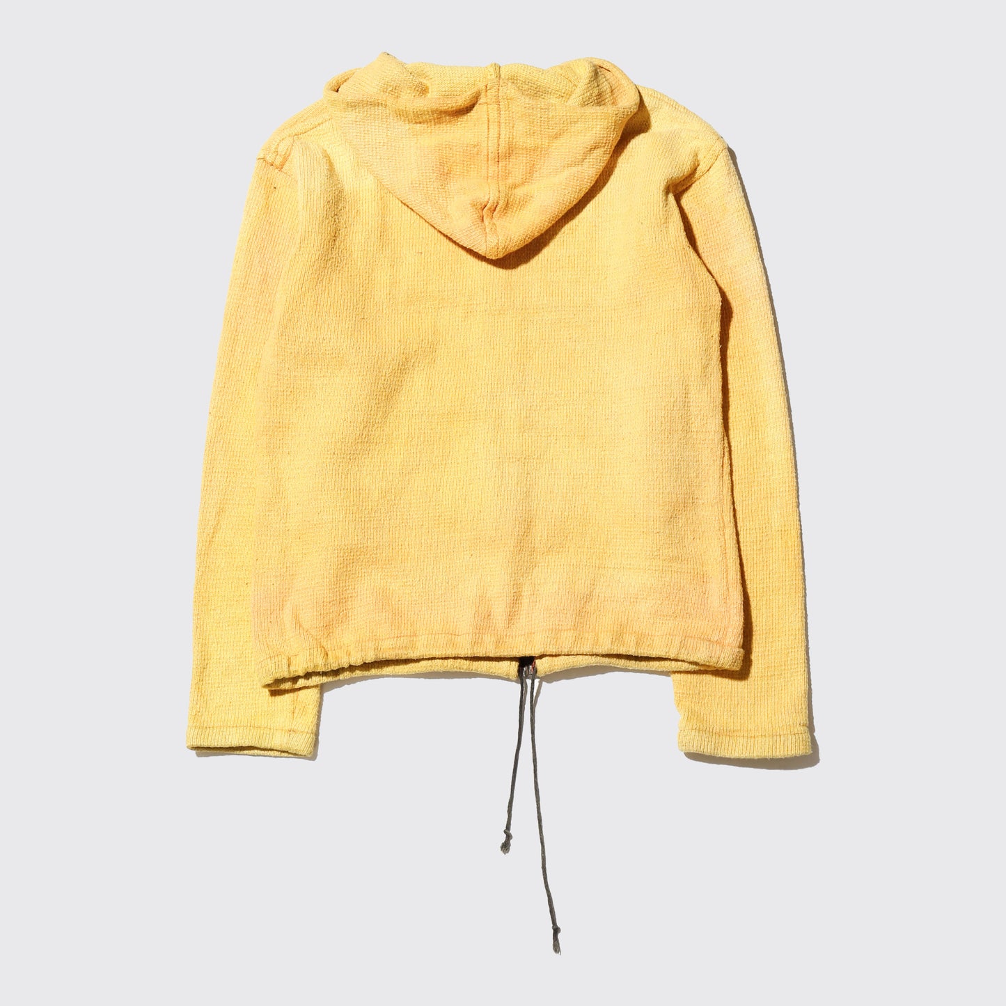 vintage french terry zip hoodie, with copper badge