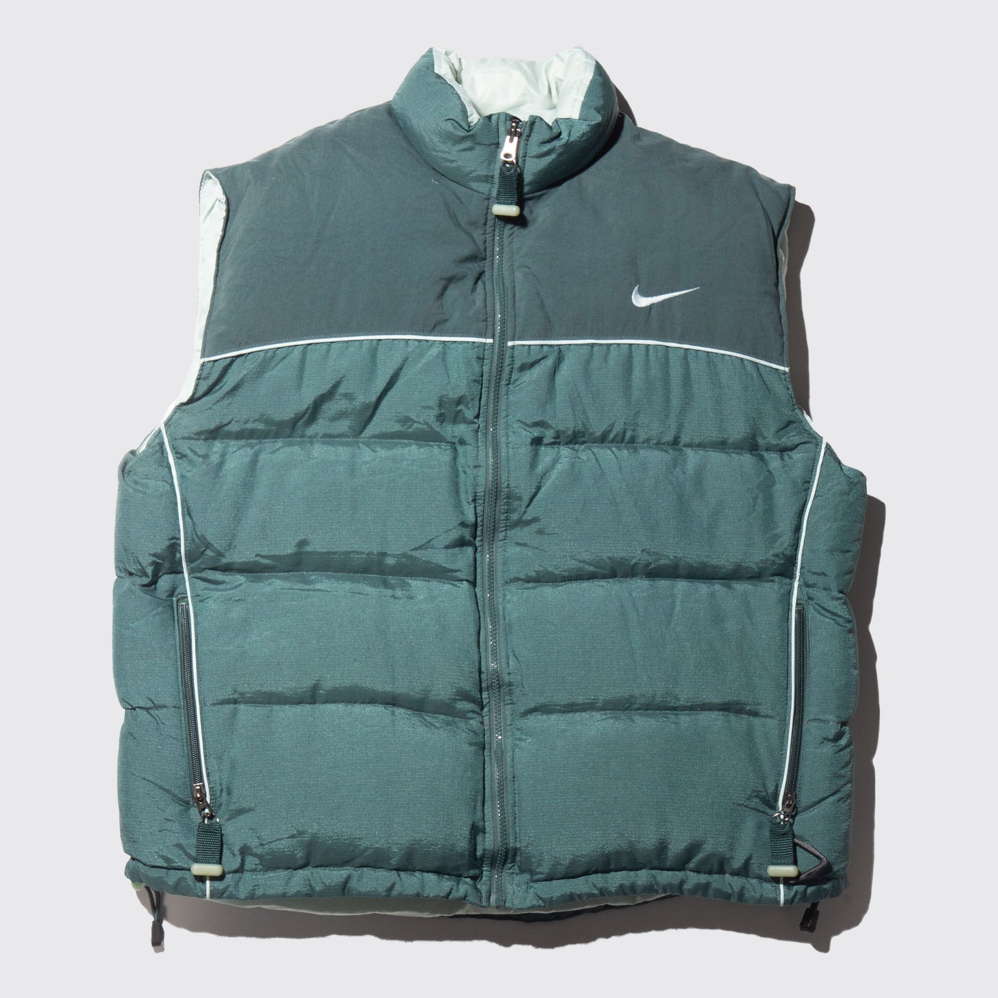 vintage nike acg reversible padded vest