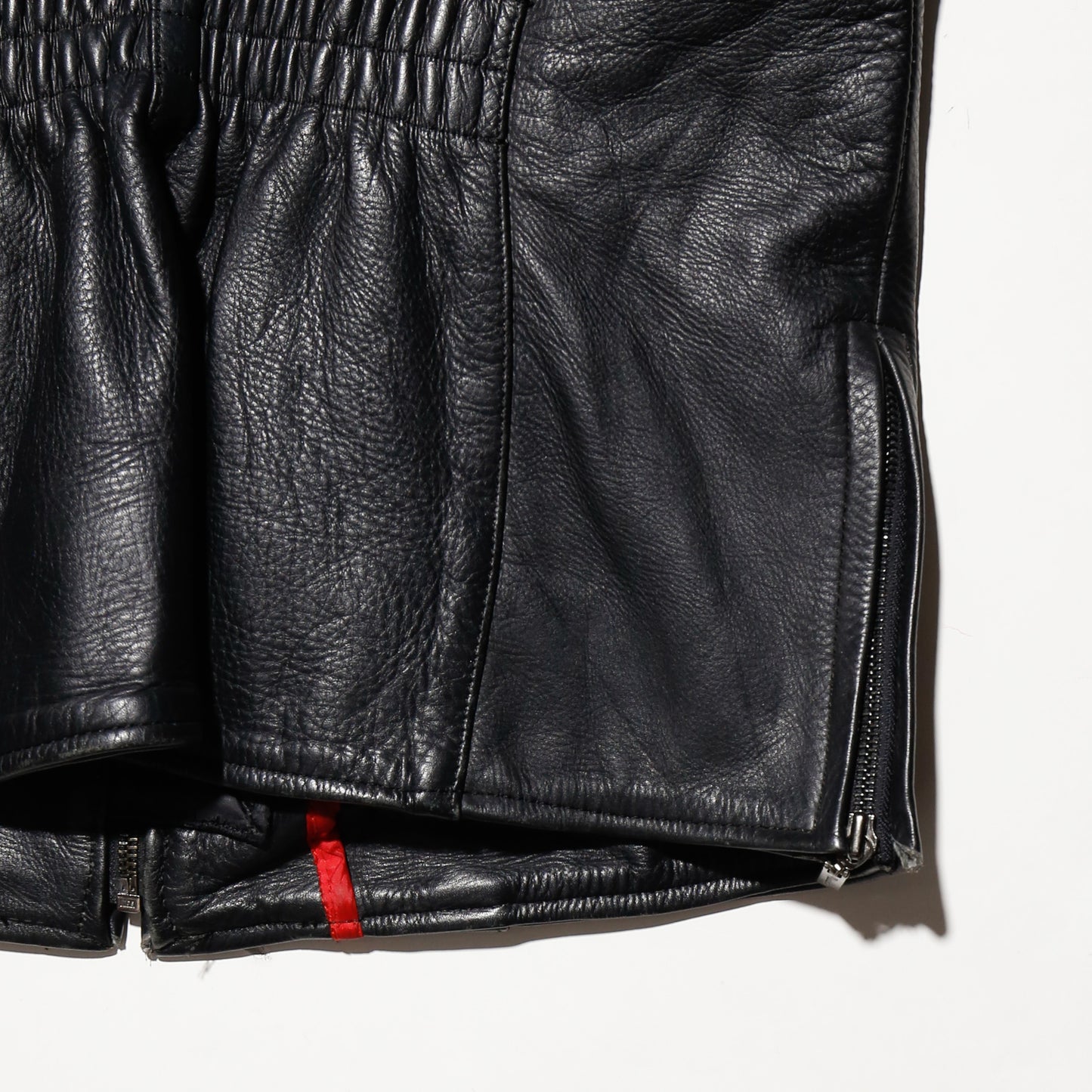 vintage western single leather jacket