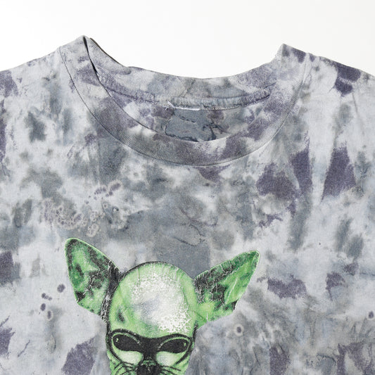 vintage 90’s chihuahua alien “viva la abduction!” t-shirt