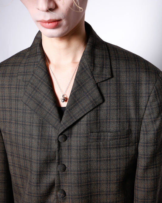 vintage check zoot set up