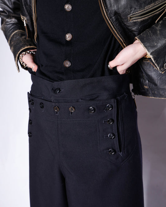 vintage twill sailor trousers