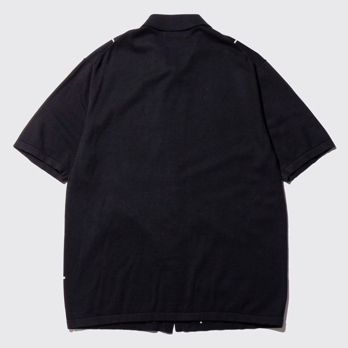 vintage window check knit h/s shirt