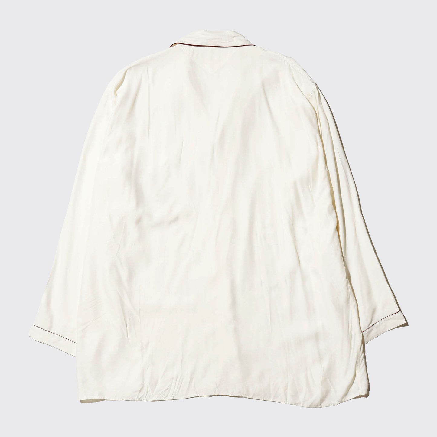 vintage broderied silk sleeper shirt