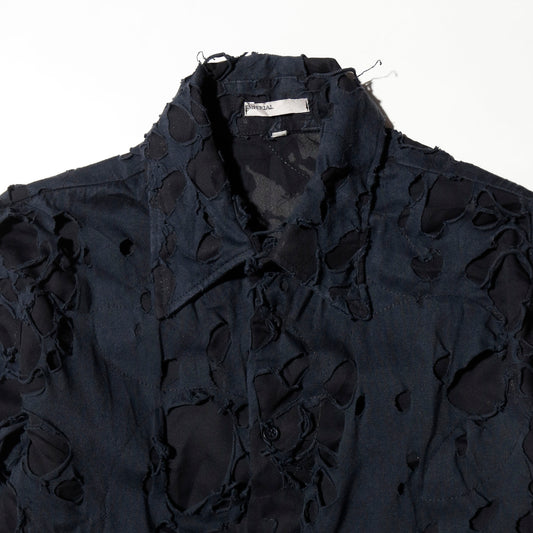 vintage distressed layer shirt