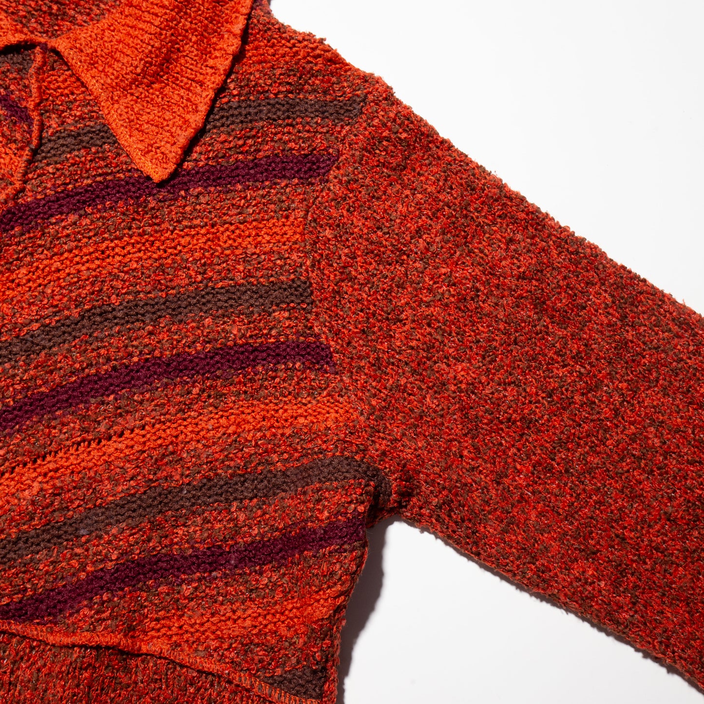 vintage deforme border sweater