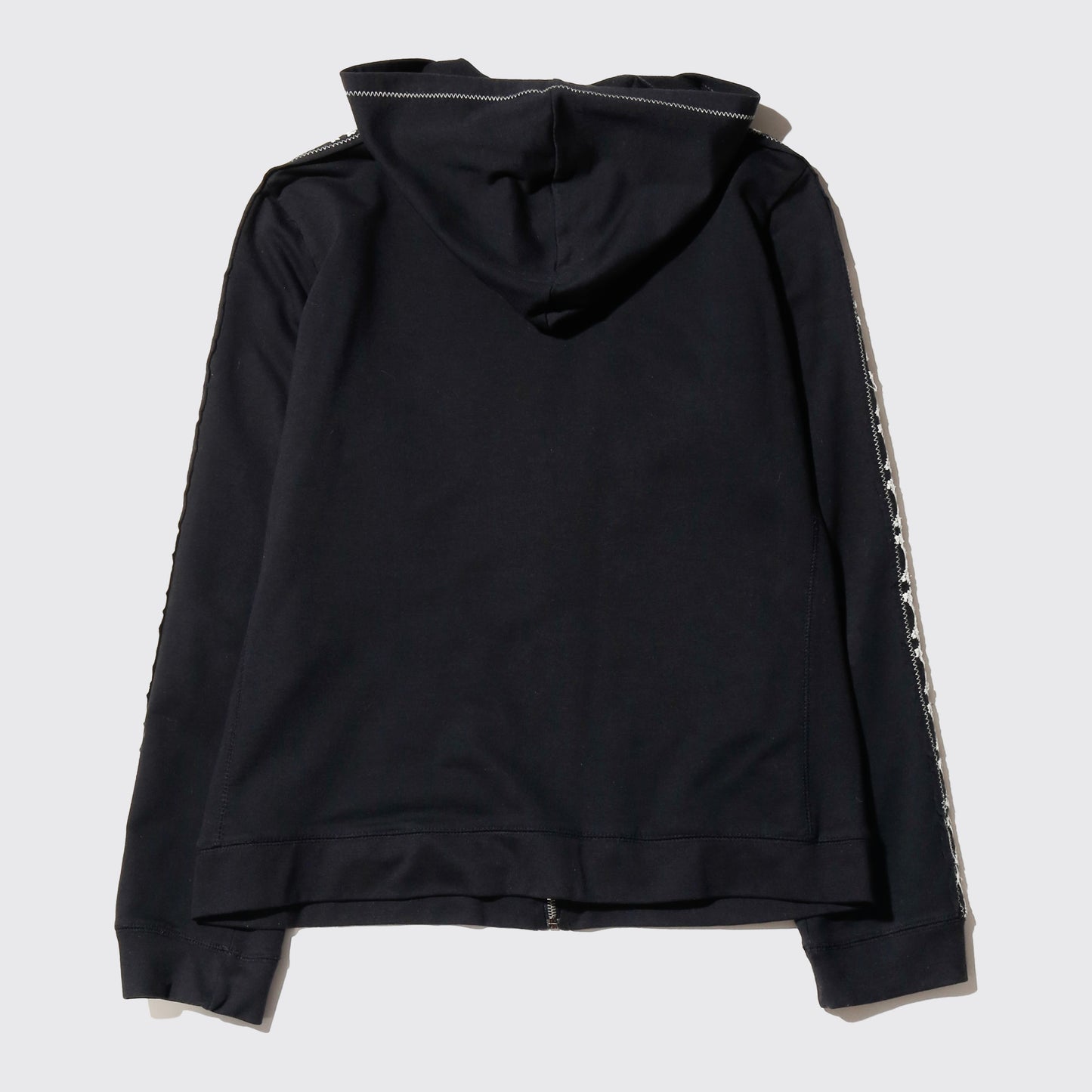 vintage snowflake broderied hoodie