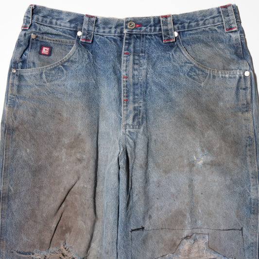 vintage 90's chaps ralph lauren broken loose jeans