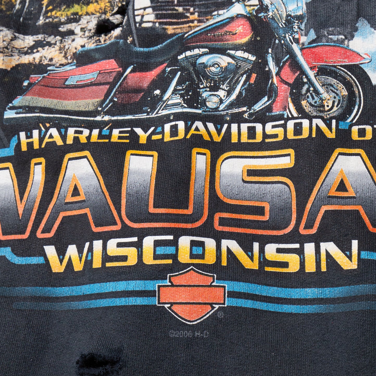 vintage harley davidson skull broken hoodie