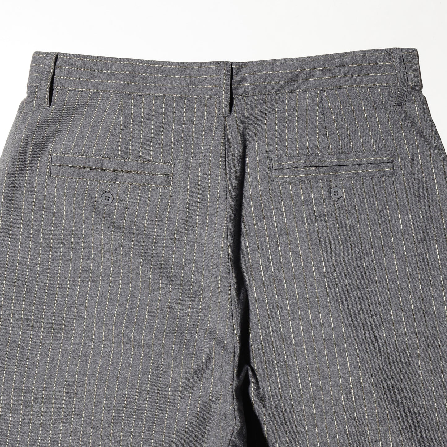 vintage tucked stripe wide slacks