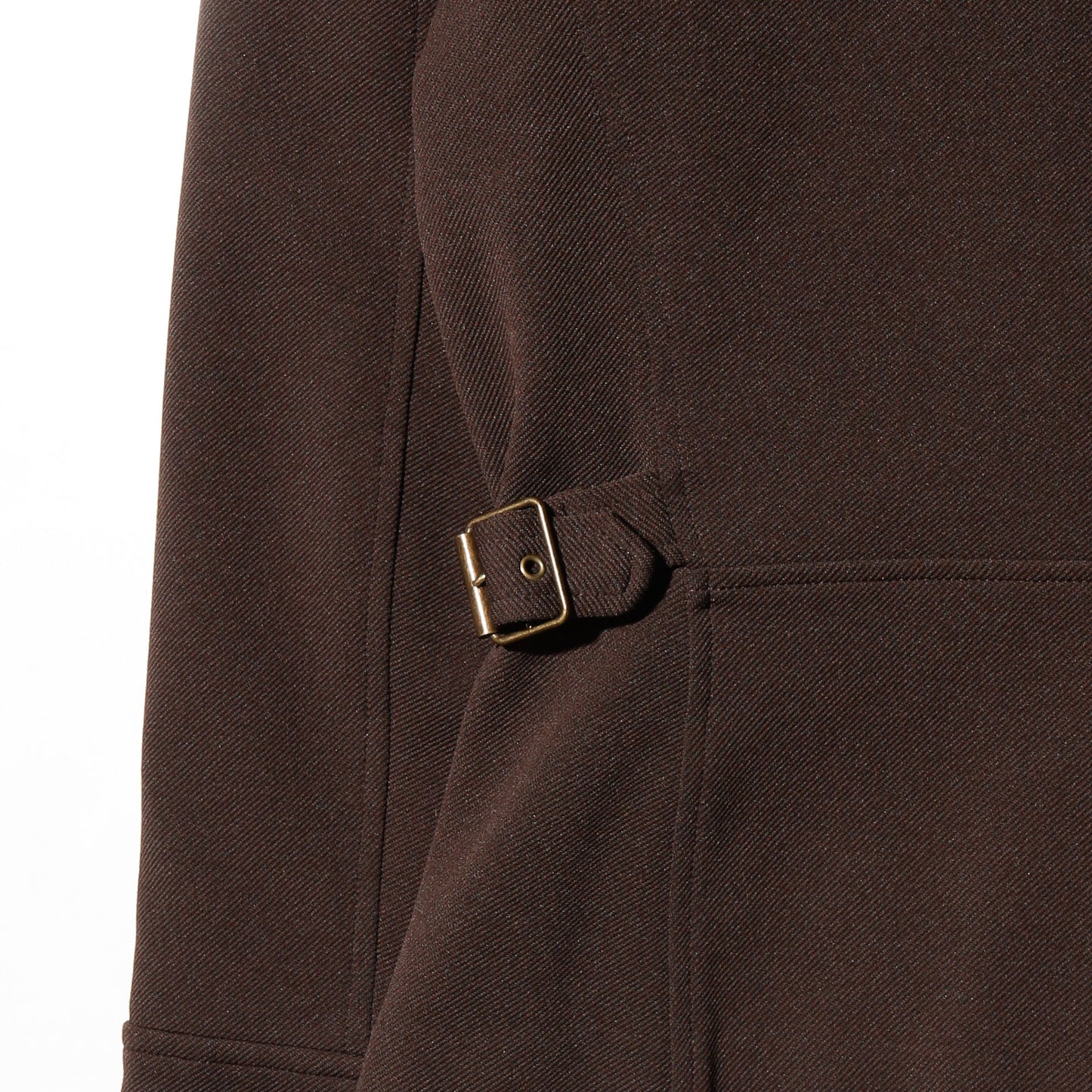 vintage belted zip jacket