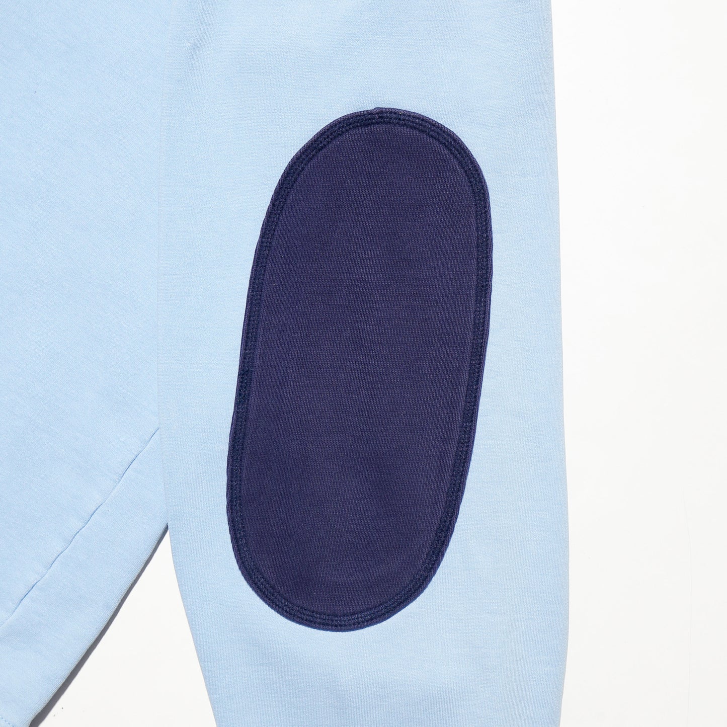 vintage elbow patch half zip sweat