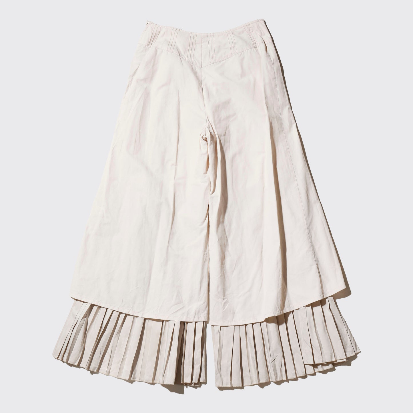 vintage euro layered pleats trousers