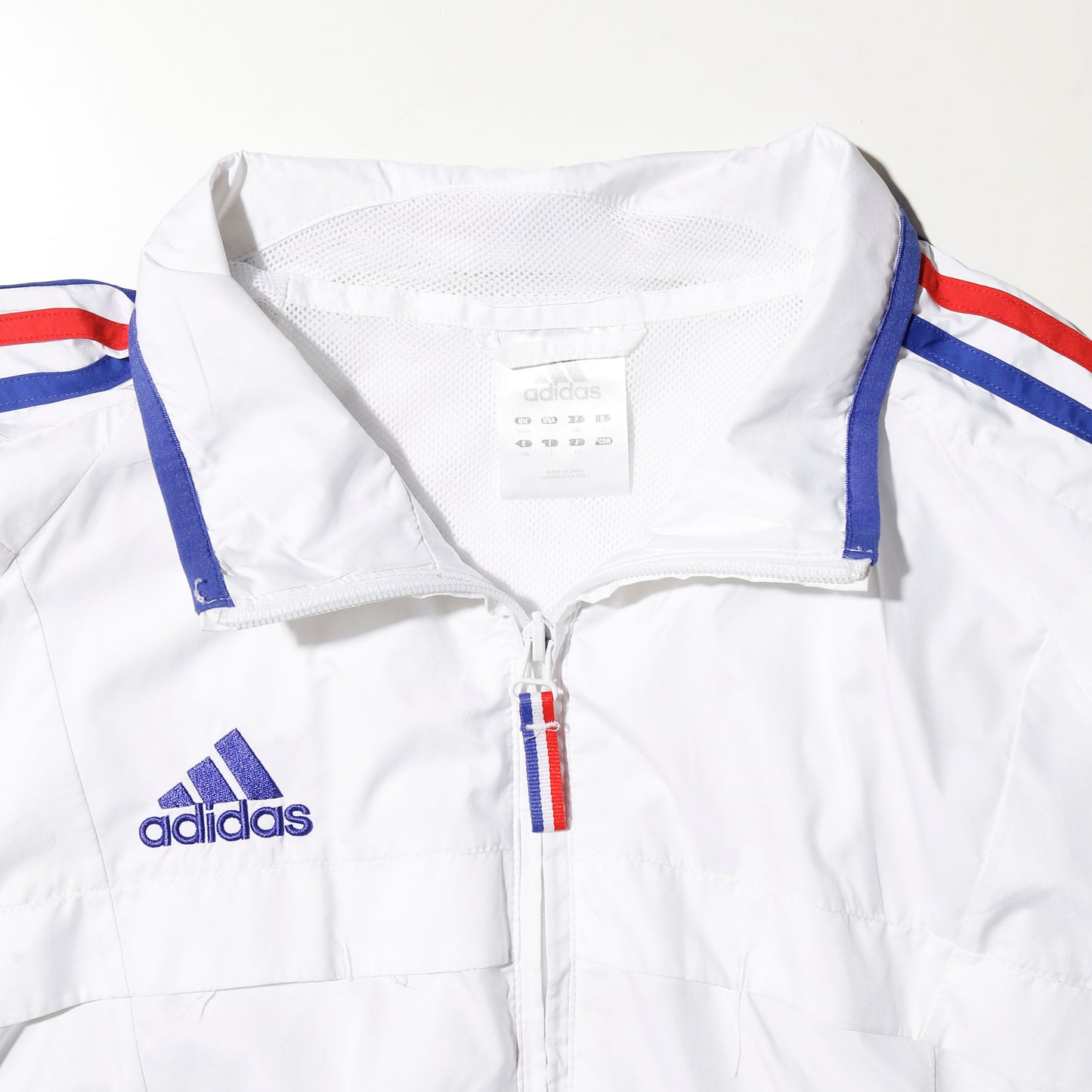 vintage 00's adidas france official nylon truck jacket