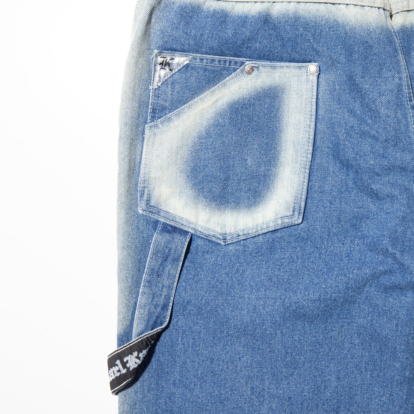 vintage karl kani fade line baggy jeans