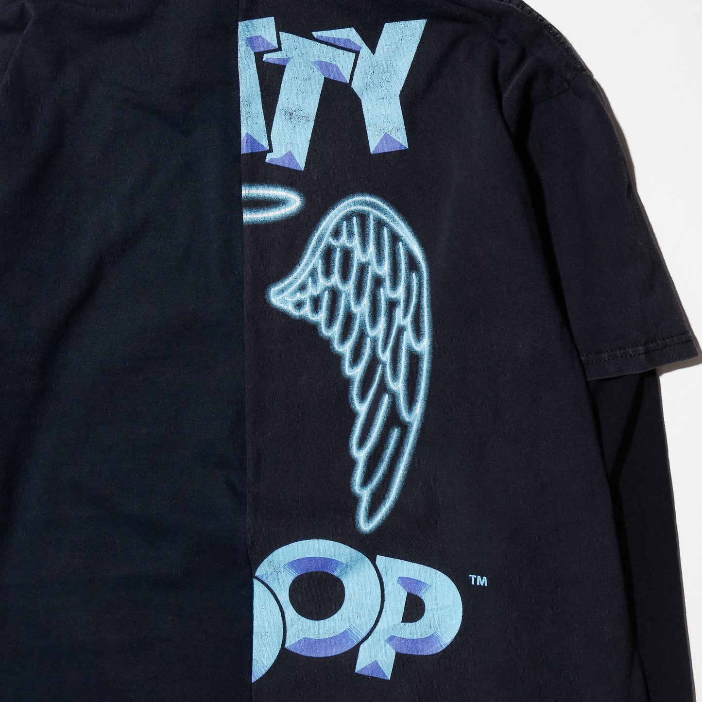 *one-off hybrid hooded cut sew