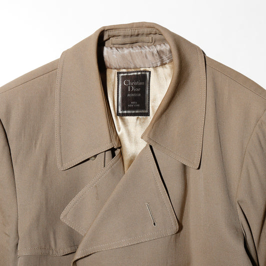 vintage 80's Dior gabardine trench coat