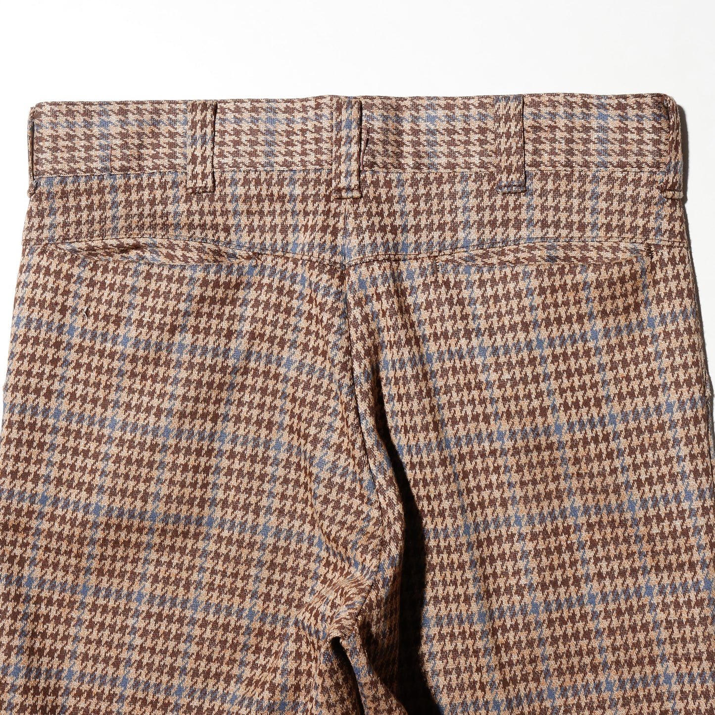 vintage 70's houndstooth flare trousers